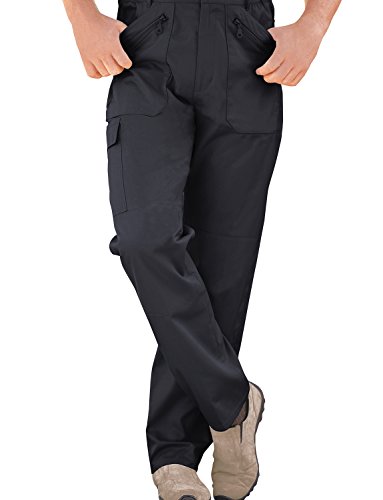 Chums Mens Fully Lined Thermal Stretch Waist Action Trouser Pants Navy 34W / 29L