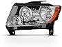 ACANII - For [Halogen Model] 2011-2013 Jeep Grand Cherokee | Compass Headlight Headlamp Assembly - Left Driver Side