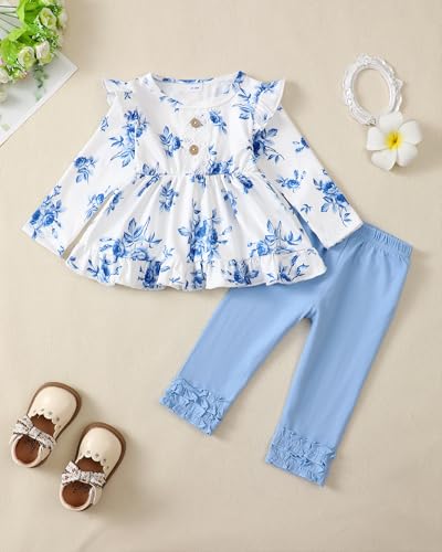 Image of Baby Girl Clothes Infant Toddler Clothes Fall Winter Outfit Clothing Set