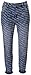 Produktbild Basic.de Damen Print Jeans Hose Regular Style Hoher Bund Boyfriend Baggy 7203 XS