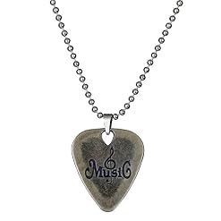 PUNK Pendentif médiator acier inoxydable pour guitare basse électrique Variety Creative Designs Yellow bronze - Les Beatles, Paul McCartney, John Lennon, RIngo Starr, George Harrison