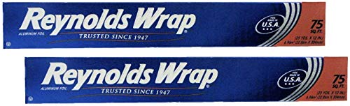 Reynolds Wrap Aluminum Foil - 75 sq. ft. (150 sq. ft. Total) 2-pack