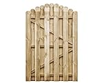 Estink Holz Imprägniert Gartentor 100x150cm Holztor Lattenzaun Zauntür Pforte