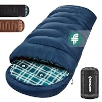 KingCamp – KingCamp Unisex-Adult Sleeping Bag Camp, Dickere Pro Navy-L-