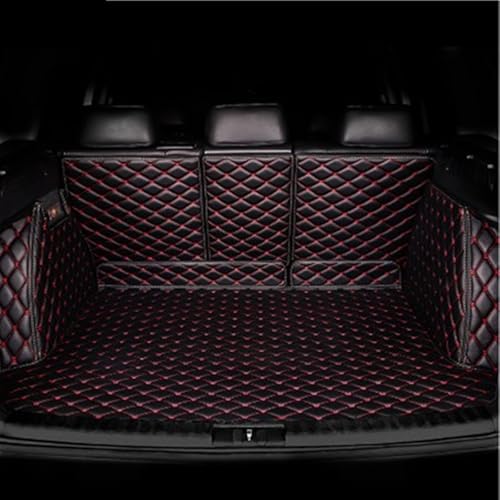 Tapis de coffre Land Rover Range Rover Velar 2017-2020 sur mesure noir et rouge