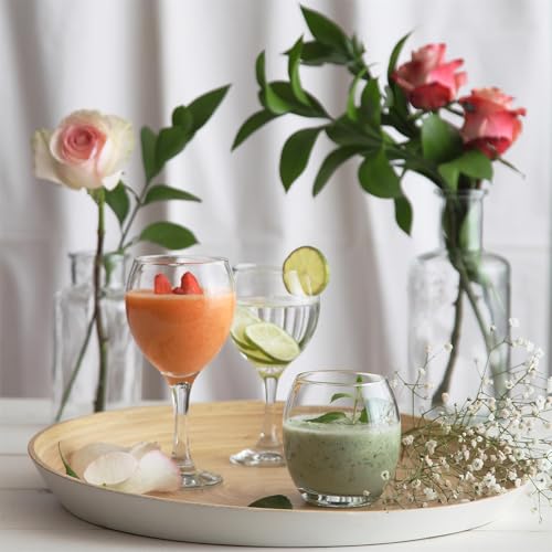 LAV 12x 205ml Empire White Wine Glasses - Small Dishwasher Safe Glass Wedding Christmas Birthday Party Drinking Glassware Goblet Gift Set - Image 6