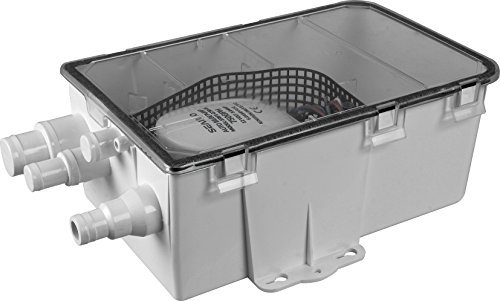 SEAFLO 750GPH 24V 1.6A Shower Sump Pump System Drain Kit System Multi Port