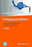  Fertigungsverfahren 2: Zerspanung mit geometrisch unbestimmter Schneide (VDI-Buch)