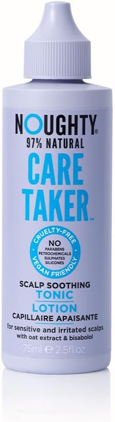 97% Natural Care Taker Scalp Soothing Tonic, for Sensitive and Irritated Scalps, Fragrance Free Leave in Treatment, Gentle on Skin and Hair, Sulphate Free Vegan Haircare 75ml