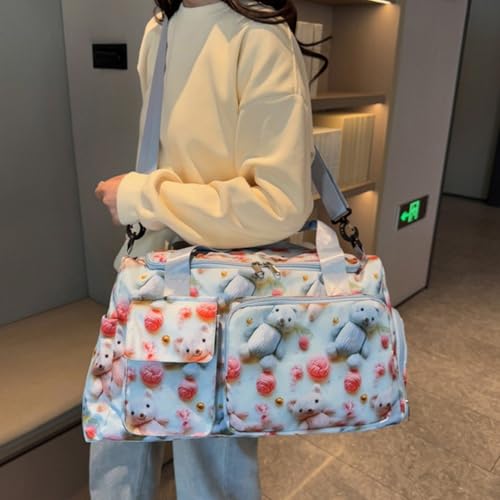 Sac de sport avec compartiment à chaussures pour le yoga et week-end - 7