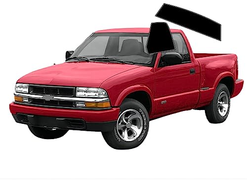AUTOTEK Precut Windows Tint Film All Sides Cars Sun Blocking Protection Privacy Anti Shatter Glass 2 Ply Film Any Tint Shade kit for Chevrolet S10 Standard 1994-2004