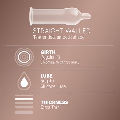 Image of Durex Extra Thin Intense Chocolate Flavoured Condoms For Men - 3s
