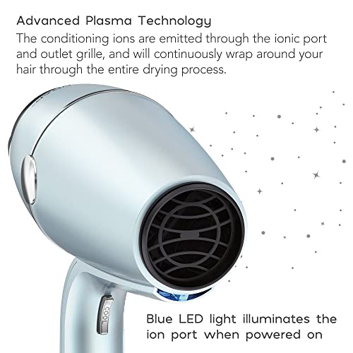 Infinitipro By Conair Smoothwrap Hair Dryer, 1875W Hair Dryer With Diffuser, Blow Dryer For Less Frizz, More Volume And Body, With Advanced Plasma Technology And Ceramic Technology #TOP2