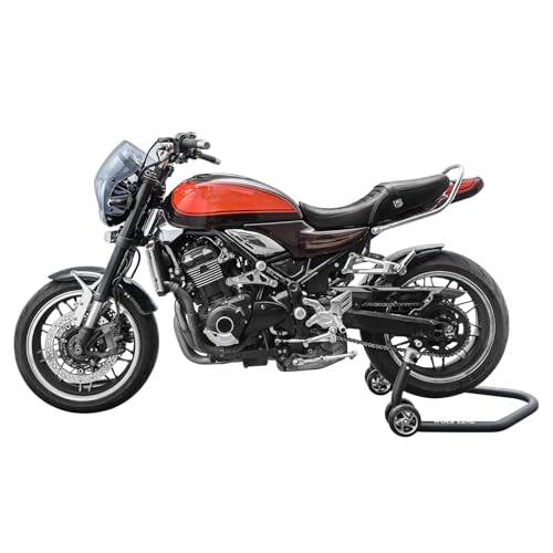 Motorrad Stahl Beifahrer Griffe Kompatibel mit Z900RS Z900 RS ABS SE Cafe 2018 2019 2020 2021 2022 2023 2024, Hintersitz Beifahrer Haltegriff Seitenhandlauf Hinterer Griff (Chrom)