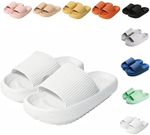Sumvov Cozyslides Original Damen Schlappen 100% EVA Super Weich Rutschfest Badeschuhe Cozislides Original Hausschuhe Damen