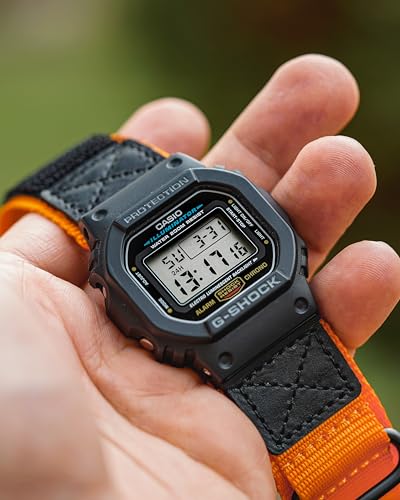 Image of 18mm Watch Band Strap for Casio AE-1000W AE-1200 AE-1300 AEQ-110W AQ-S800W MRW-200H MRW-S300 SGW-300H SGW-400H W-216H W-218H W-735H, Rugged Nylon Sports Strap