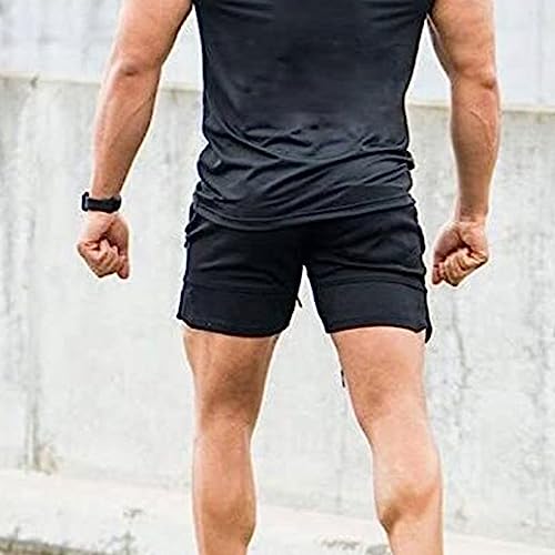 Men's 3-Point Solid Color Shorts Daily Leisure and Comfortable Shorts Fitness Exercise Pure Cotton Thin Shorts4