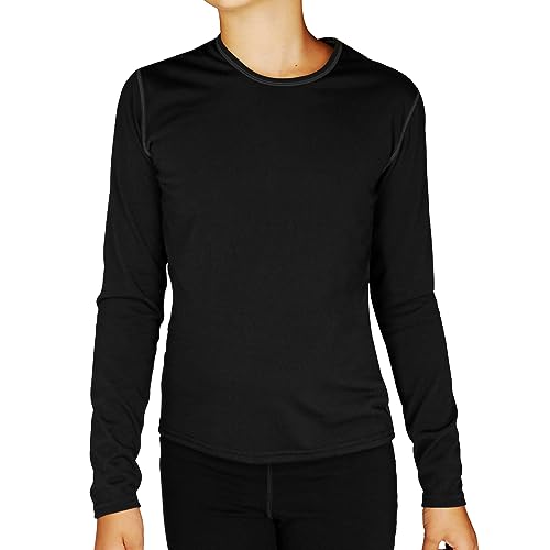 Hot Chillys Youth Pepper Skins Crewneck Moisture-Wicking Soft Midweight Thermal Long Sleeve Base Layer Top2