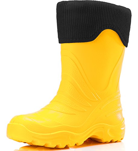 ENEN Gummistiefel Kinder Gr. 27-32 - Wasserdichte Regenschuhe | Für Kindergarten & Outdoor