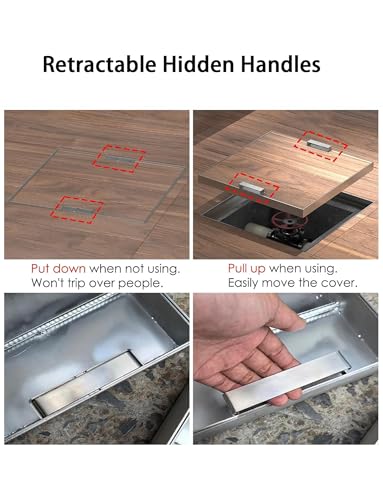 Tapa de registro para entrada de vehículos transitable y rellenable con diseño invisible 6