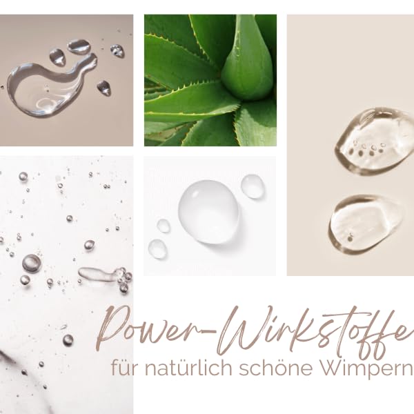 REFLECTIVES® Wimpernserum hormonfreies Wachstumsserum mit Aloe Vera und Hyaluronsäure 4ml