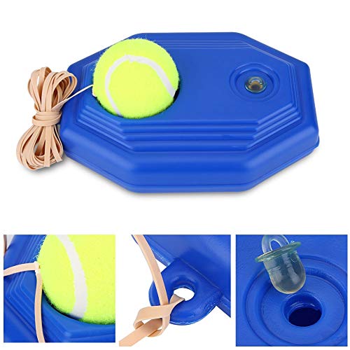 Cocoarm Kit d'Entraînement de Tennis avec Plinthe, 2 Balles d'Entraînement et Ficelle, pour Débutants et Adultes Cocoarm Kit d'Entraînement de Tennis avec Plinthe, 2 Balles d'Entraînement et Ficelle, pour Débutants et Adultes