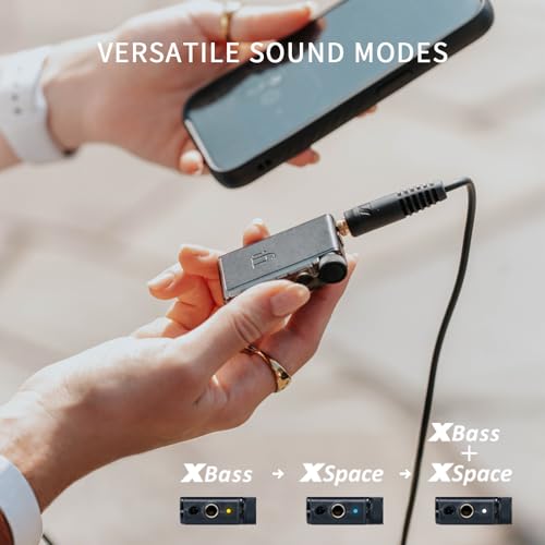 Image of iFi GO blu Air Portable Bluetooth DAC Headphone Amplifier | Bluetooth 5.2, aptX Adaptive & LDAC, 4.4mm & 3.5mm Headphone Outputs, Hi-Res Audio