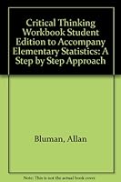 Critical Thinking Workbook: Student Edition t/a Elementary Statistics 0256269696 Book Cover