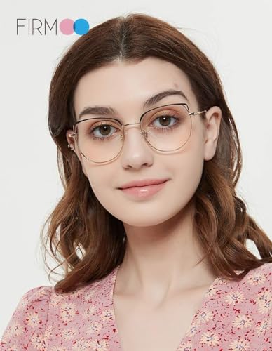 Image of Firmoo Women Cat Eye Reading Glasses 1.0, Stylish Cateye Computer Reading Glasses 1.56 Index Resin Lens Eyewear