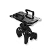 ihens5 Bike Mount, Bike Phone Mount Motorcycle Baby Carriage Bicycle Mic Stand Cell Phone Holder Cradle with Rubber Strap 360 Degree Rotate for iPhone X 7 6s Plus 5s 5SE Sony Samsung (Black)