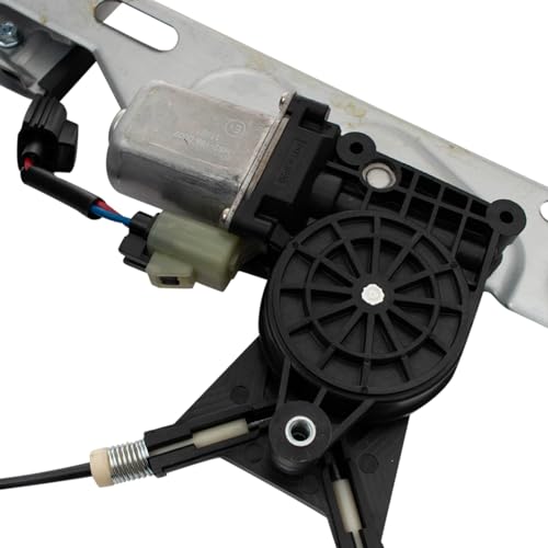 Image of TRQ Rear Driver Side Power Window Motor and Regulator Assembly Compatible with 2009-2014 Ford F-150 Crew Cab
