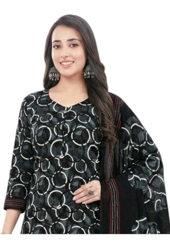 Image of Yashika Unstiched Crepe dress materials | Crepe Salwar Suit for women with dupatta | suit material for women unstitched