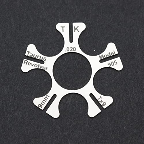 TK Custom 5 Moon Clips - Premium Moon Clip for Taurus 905 9mm Revolver | Speedy Stainless Steel Moon Clips for Easy Loading and Unloading | Made in USA