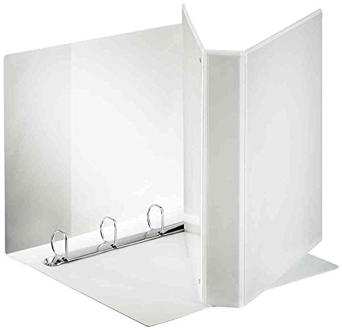 ESSELTE Lot de 10 classeur 4 anneaux 25 mm personnalisable Essentials Dos de 40 mm Blanc