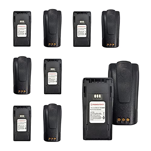 PROMAXPOWER [10-Pack] 2500mAh Li-ion Round Back Batteries for Motorola Two-Way