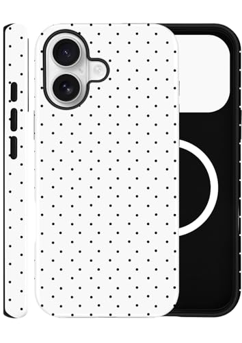 Coque iPhone MagSafe rigide blanche anti-rayure et antichoc pour femme