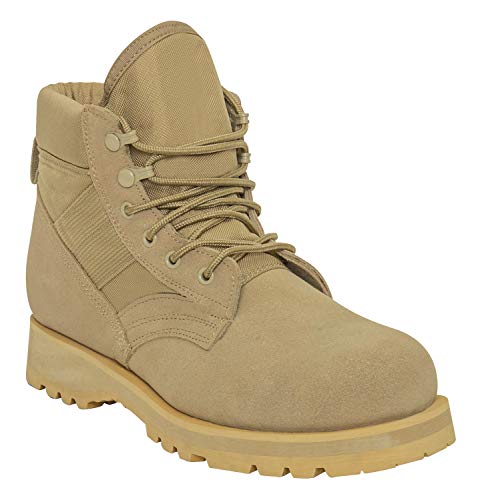 Rothco Combat Work Boots, Desert Tan - 52