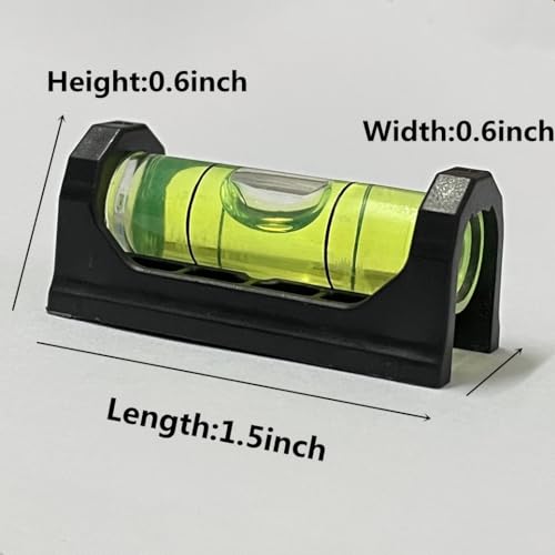 WOYISEPG 3Pcs Magnetic Bubble Spirit Levels High Precision Small Bubble Level Measurng Tools - Thumbnail 3