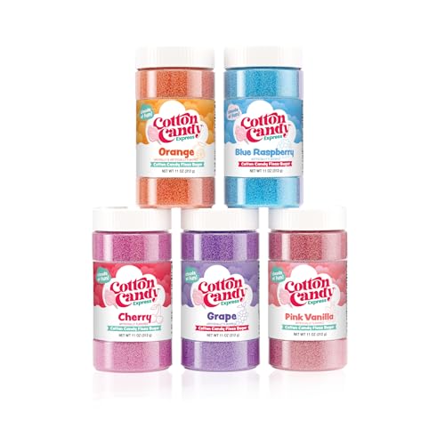 image for Cotton Candy Express BB1000-S Cotton Candy Machine, with 5-11oz. Jars 