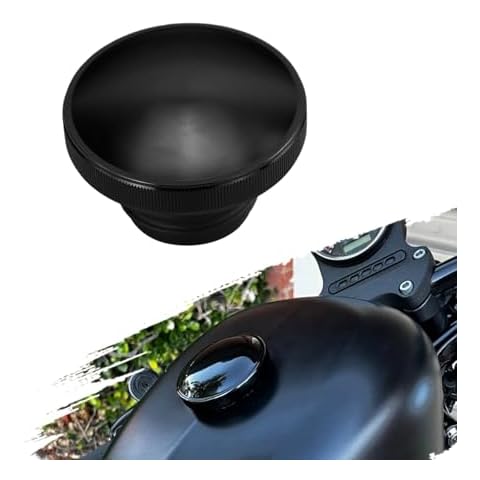 Tesoromotor CNC Aluminum Vented Gas Cap for Harley Cover