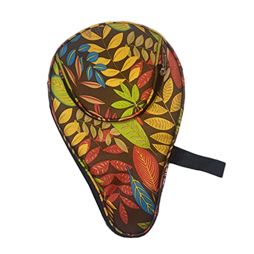 Lljsszr Table Tennis Paddle Case for Outdoor Use with Waterproof Features, Yellow