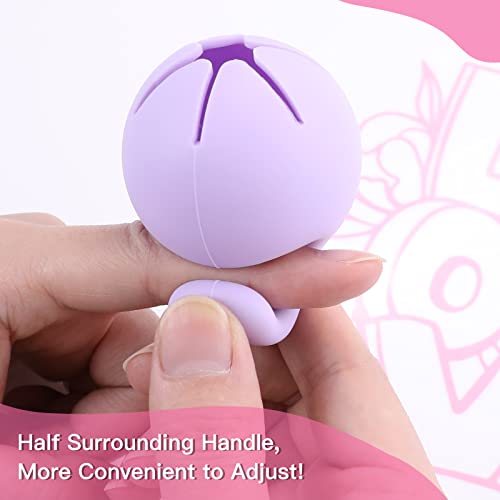 Htvront Vinyl Weeding Scrap Collector - Portable Handheld Vinyl Scrap Collector Ring, Silicone Weeding Tools For Vinyl Htv Crafting Adhesive Paper Sheets (Purple) #TOP3