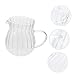 BESTOYARD Glass Jug Creative Pitcher for Juice and Sauce for Cafes Restaurants and Home Use Versatile Container for All Beverages