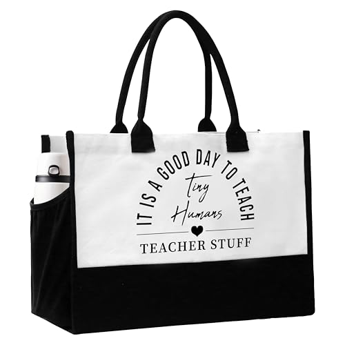 Bolsa tote para profesora de 16.5 x 12.6 x 6.7 pulgadas miniatura 1