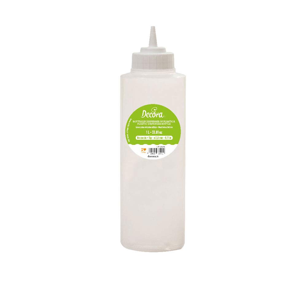 Bouteille à Mouiller Decora 500ml - Plastique, Bouchon Percé - Pour Pâtisserie Et Cuisine