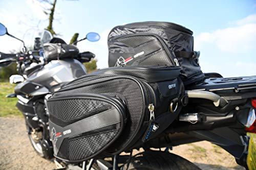 Alforjas Oxford para Motocicleta, Serie R, 50 L, Montaje Universal, Impermeables, Negro miniatura 4
