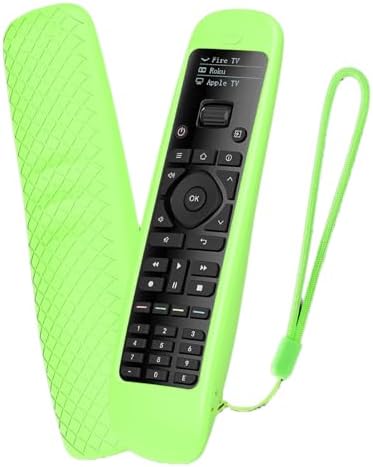 Cover for SofaBaton U2 Universal Remote Silicone Case Protector Green Skin Glow in Dark
