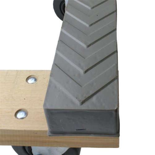 Us Cargo Control - Rubber Cap Moving Dolly 18.5 Inch X 32.5 Inch - Heavy Duty Furniture Dolly With Rubber Caps To Secure Load While Moving - Rubber Swivel Wheels For Easy Mobility #TOP1