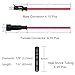 Twippo 10 Kit 16 AWG 1 Pin Connector Car Waterproof Wire Connectors 1 Pin Automotive Electrical Connectors Quick Disconnect 1 Way Wire Terminal Connector Plug and Heat Shrink Tubing Kit