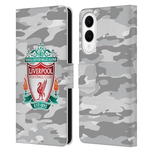 Étui en cuir Liverpool FC Camou pour Samsung Galaxy S25 Edge : finitions premium